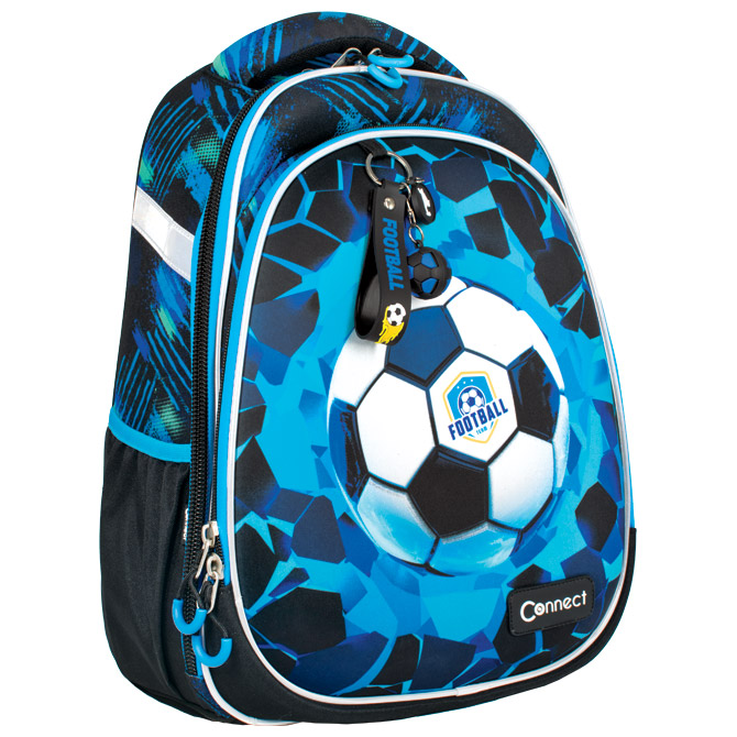 000057382 Ruksak školski anatomski lagan XT Football Blue 25.Connect - Slika 1