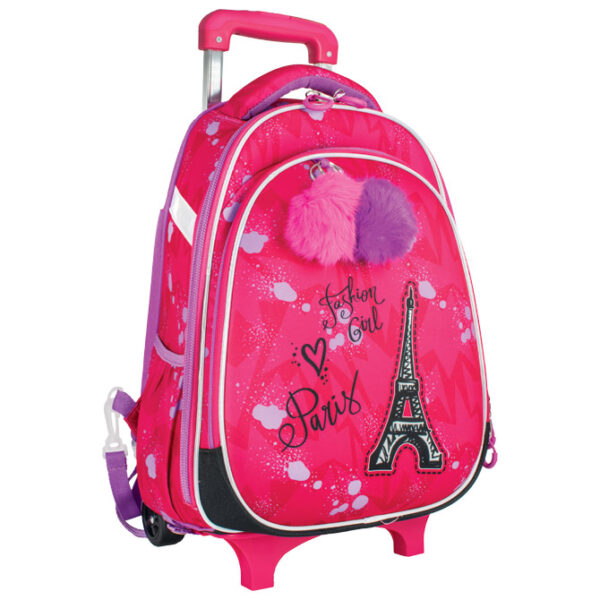 Ruksak školski s kotačićima XT Paris Fashion Girl 25.Connect!!