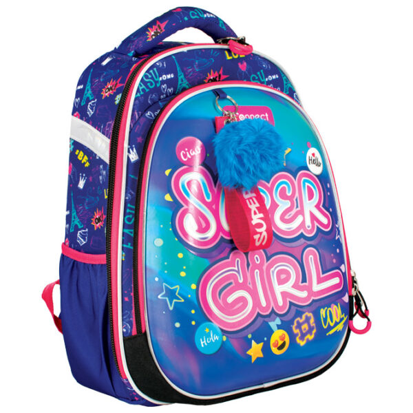 Ruksak školski anatomski lagan XT Super Girl 25.Connect