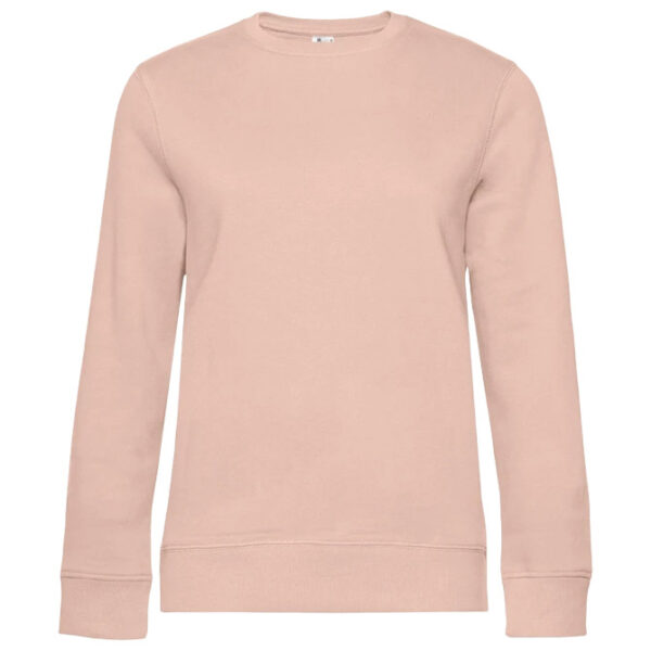 Majica dugi rukavi B&C Queen Crew Neck 280g soft rose 2XL