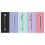 Olovka kemijska gumirana Poly Ball XB Faber Castell 241154 pastelno plava - Slika 3