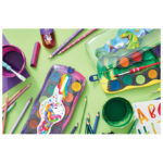 Boja vodena fi 24 mm 12 boja + bijela tempera Connector Dino Faber Castell 125036 - Slika 4