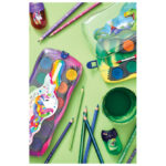 Boja vodena fi 24 mm 12 boja + bijela tempera Connector Dino Faber Castell 125036 - Slika 5