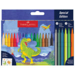 Flomaster školski  18+6boja Dino Faber Castell 554222 blister