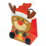 Vrećice ukrasne pop up 3D 18,5x13x8,5 cm novogodišnje Lebez 81862 sort!! - Slika 3