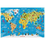 Puzzle 250 kom Kids 5 World Map Interdruk - Slika 3