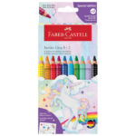 Boje drvene  10boja Jumbo Grip Unicorn Faber Castell 110923 blister