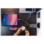 Punjač za mobilne uređaje zidni 2xUSB-C/PD 100W/1xUSB-A QC 3.0 (EU/UK/US)  Verbatim 32202 - Slika 4