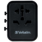 Adapter-punjač univerzalni putni za mobitele,tablete,prijenosna računala USB-C PD i USB Verbatim 49544