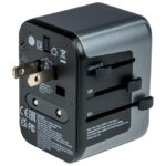 Adapter-punjač univerzalni putni za mobitele,tablete.... USB-C PD & QC, 2 USB-C, 2 USB-A Verbatim 49545 - Slika 2