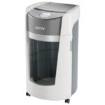 Uništavač dokumentacije  10 listova Micro Cut IQ OptiMax Office Leitz 83600000 bijelo/sivi