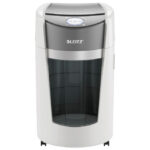 Uništavač dokumentacije  10 listova Micro Cut IQ OptiMax Office Leitz 83600000 bijelo/sivi - Slika 2