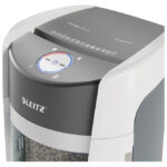 Uništavač dokumentacije  10 listova Micro Cut IQ OptiMax Office Leitz 83600000 bijelo/sivi - Slika 3