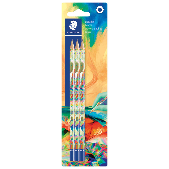 000058398 Olovka grafitna HB Multiverse pk3 Staedtler 170BK3E2-2 blister - Slika 1