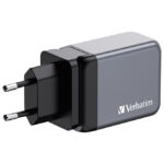 Punjač za mobilne uređaje zidni 2xUSB-C/PD 65W/1xUSB-A QC 3.0 (EU/UK/US)  Verbatim 32201