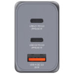 Punjač za mobilne uređaje zidni 2xUSB-C/PD 65W/1xUSB-A QC 3.0 (EU/UK/US)  Verbatim 32201 - Slika 2
