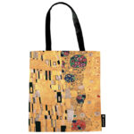 Vrećica platnena 38x38x9 Klimt, The Kiss Paperblanks PA9943-7 - Slika 2