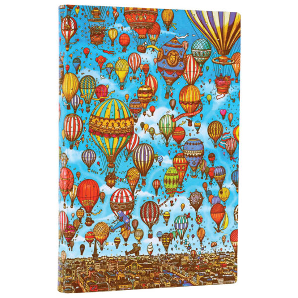 Notes 9x14 cm-mini crte 104L s gumicom Balloon Festival Flexis Paperblanks FB9912-3