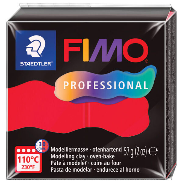 Masa za modeliranje   57g Fimo Professional Staedtler 8040-200 crvena