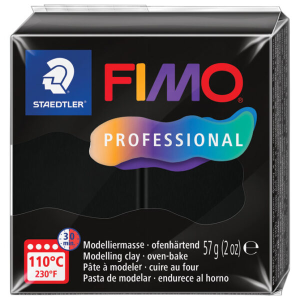 Masa za modeliranje   57g Fimo Professional Staedtler 8040-9 crna