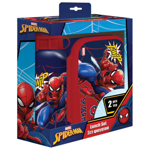 Set Boca 500ml + kut.za užinu Spiderman Diakakis 000508538