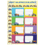 Etikete školske 8/1x5 Auti 60531 sortirano - Slika 4