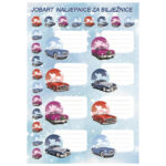 Etikete školske 8/1x5 Auti 60531 sortirano - Slika 5