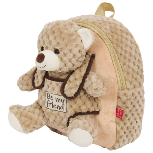 Ruksak mini s odvojivim plišancem Milly Bear Perletti 13038
