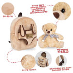 Ruksak mini s odvojivim plišancem Belly Bear Perletti 13042 - Slika 3