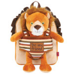 Ruksak mini obostrani s odvojivim plišancem Lenny Lion Perletti 13075