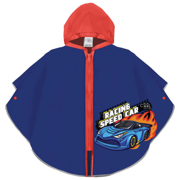 Kabanica dječja reflektirajuća Cool Kids Perletti 15666 plavo-crvena