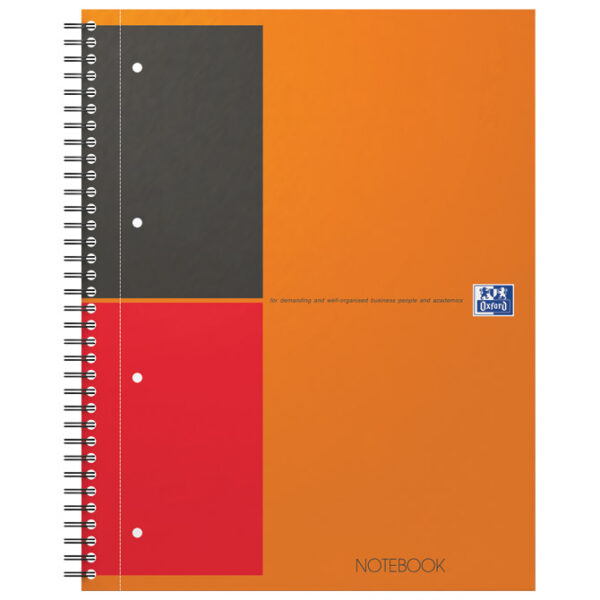 Blok kolegij A4 crte 80L perforacija+4rupe International notebook Oxford 100104036