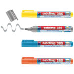 Marker Flipchart effect 1-5 mm Edding 385/4boje - Slika 3