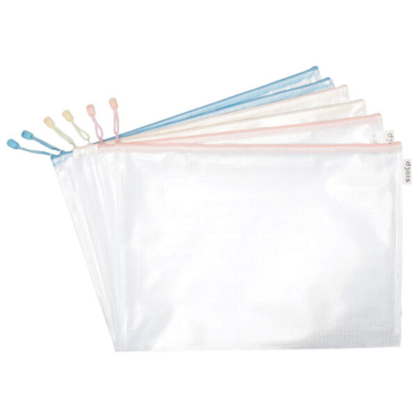 Etui pvc sa zipom A3 Tarifold(Djois)509030 pastel sortirano