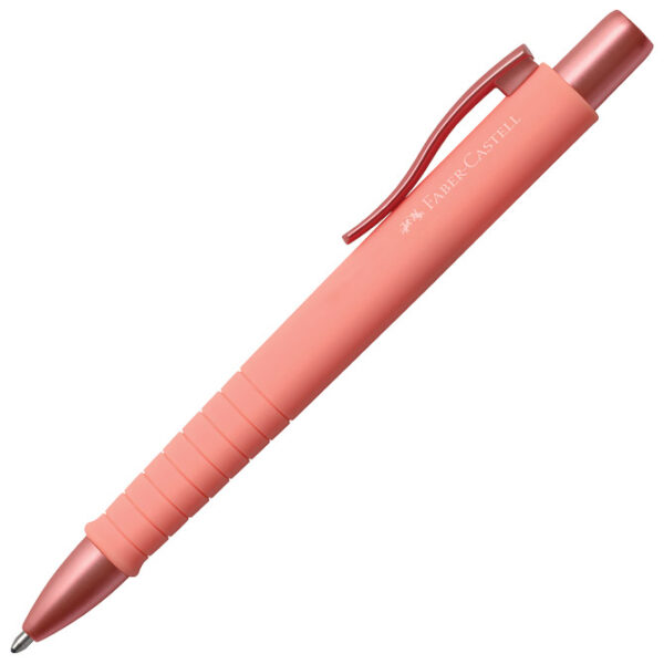 Olovka kemijska gumirana Poly Ball Urban XB Faber Castell 241125 coral