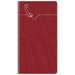 Adresar telefonski  70x150mm A-Z Colere E41 bordo