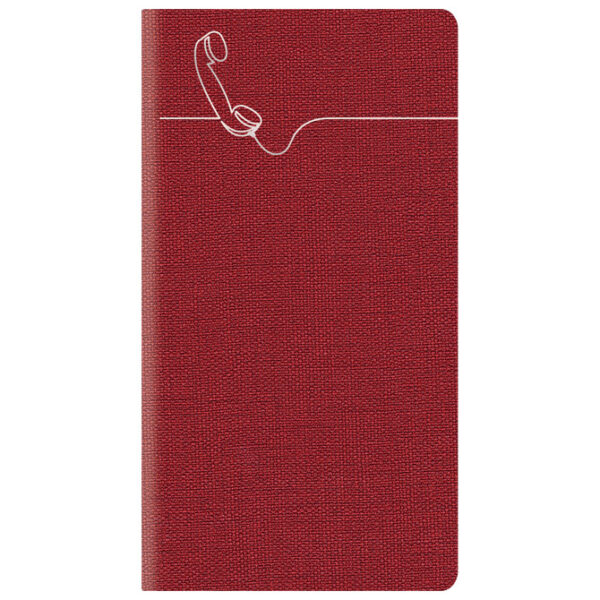 Adresar telefonski  70x150mm A-Z Colere E41 bordo