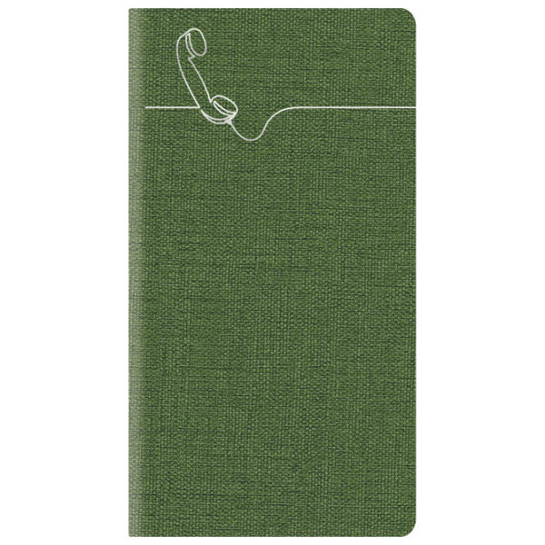 Adresar telefonski  70x150mm A-Z Colere E50 zeleni