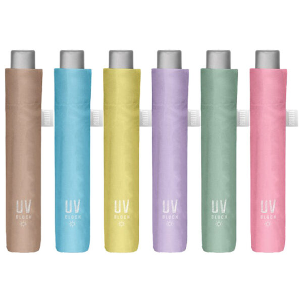 Kišobran ručni sklopivi (RAIN&SUN) Extra Slim UV50+Time Perletti 26409 sortirano