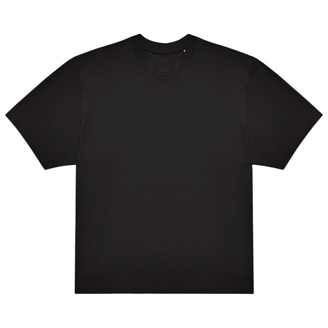 000059579 Majica kratki rukavi B&C #E220 Oversized crna M - Slika 1