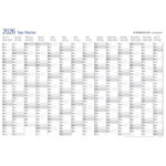 Ploča planer godišnji za 2026.Lumocolor Staedtler 641 YP-1 26