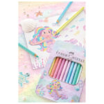 Boje drvene 10 boja metalna kutija Sparkle Jumbo Faber Castell 210910 - Slika 4