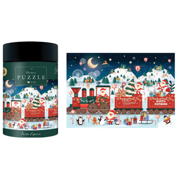 Puzzle 250 kom tuba Christmas "Santa Express" Interdruk!!