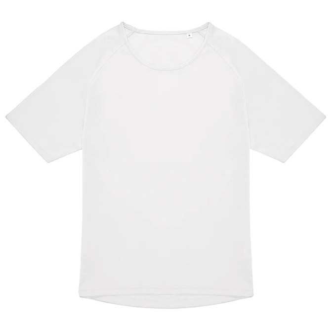 000059786 Majica kratki rukavi B&C Active T 140g bijela S - Slika 1
