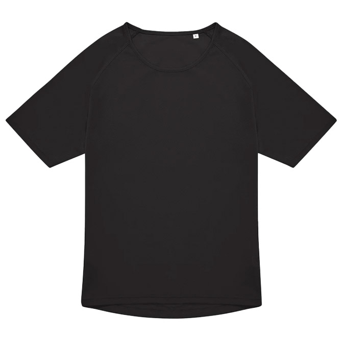 000059796 Majica kratki rukavi B&C Active T 140g crna XL - Slika 1