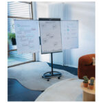 Stalak flipchart+bijela ploča mobilni 68x107cm Sketch Pro Legamaster 7-153610 crni - Slika 8