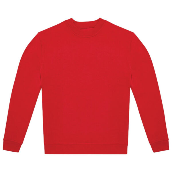 Majica dugi rukavi B&C ID.332 Crew 280g crvena 2XL