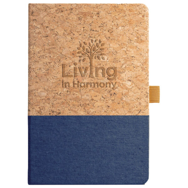 Notes A5 crte 96L šamoa crte pluto i tkanina Stricker KLEE 93277104 plavi