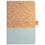 Notes A5 crte 96L šamoa crte pluto i tkanina Stricker KLEE 93277124 svijetlo plavi