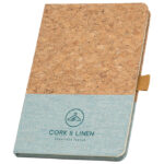 Notes A5 crte 96L šamoa crte pluto i tkanina Stricker KLEE 93277124 svijetlo plavi - Slika 3